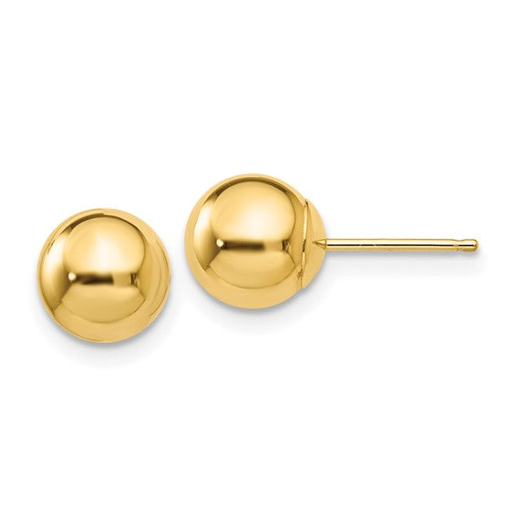Ball Post Earrings - Barbara Anne's Jewelry