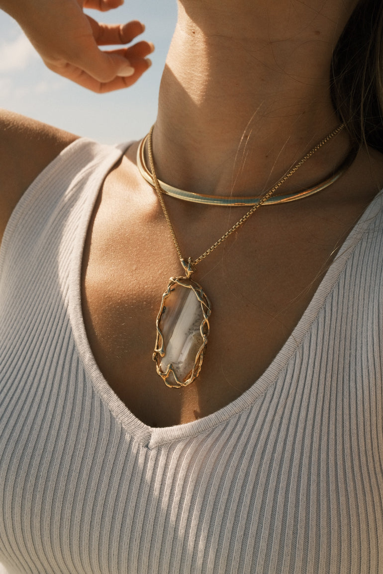 Agate Pendant - Barbara Anne's Jewelry
