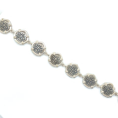 Silver Atocha Coin Bracelet