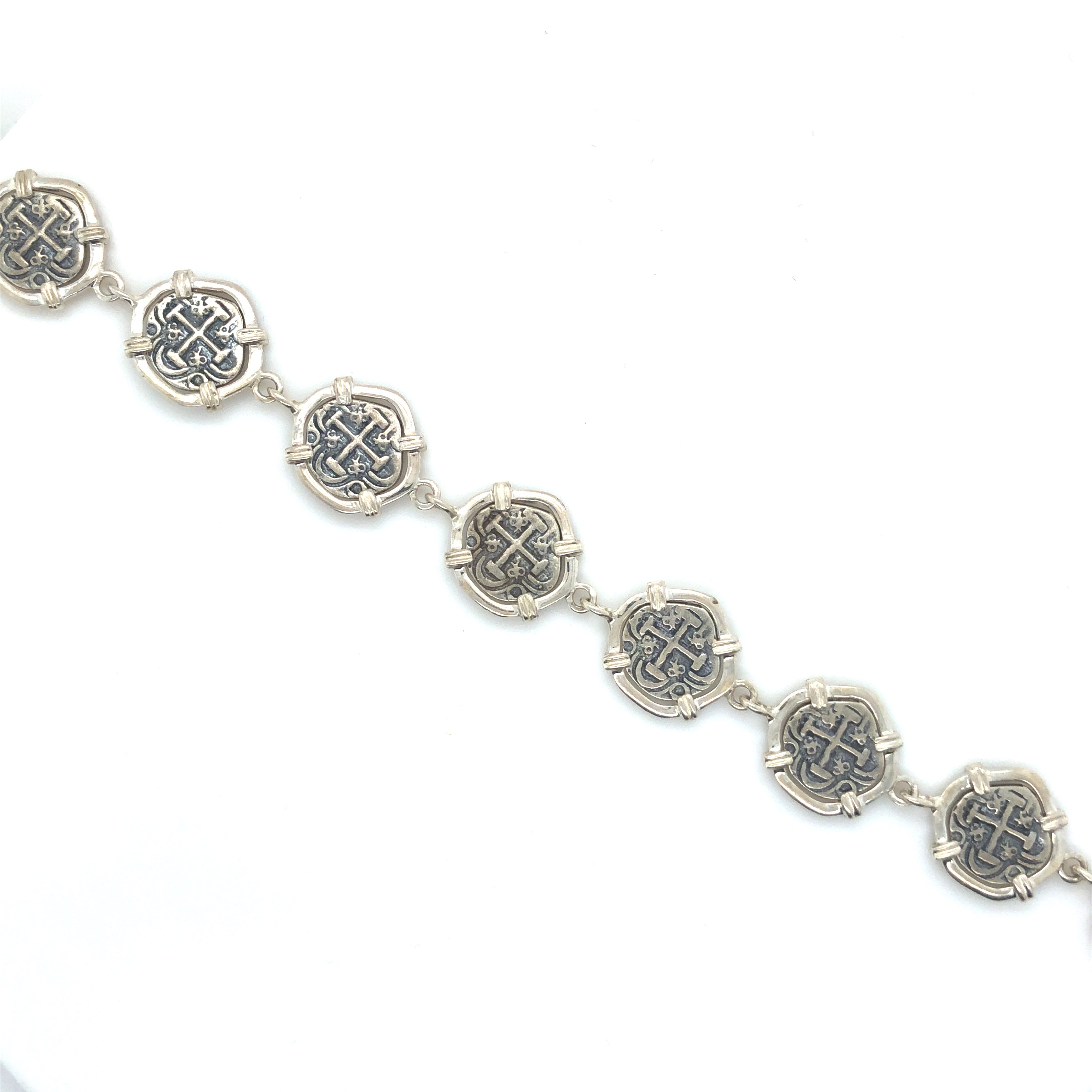 Silver Atocha Coin Bracelet
