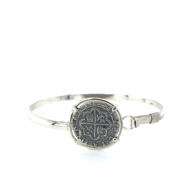 Silver Atocha Coin bracelet