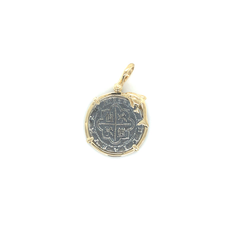 Atocha Dolphin Coin - Barbara Anne's Jewelry