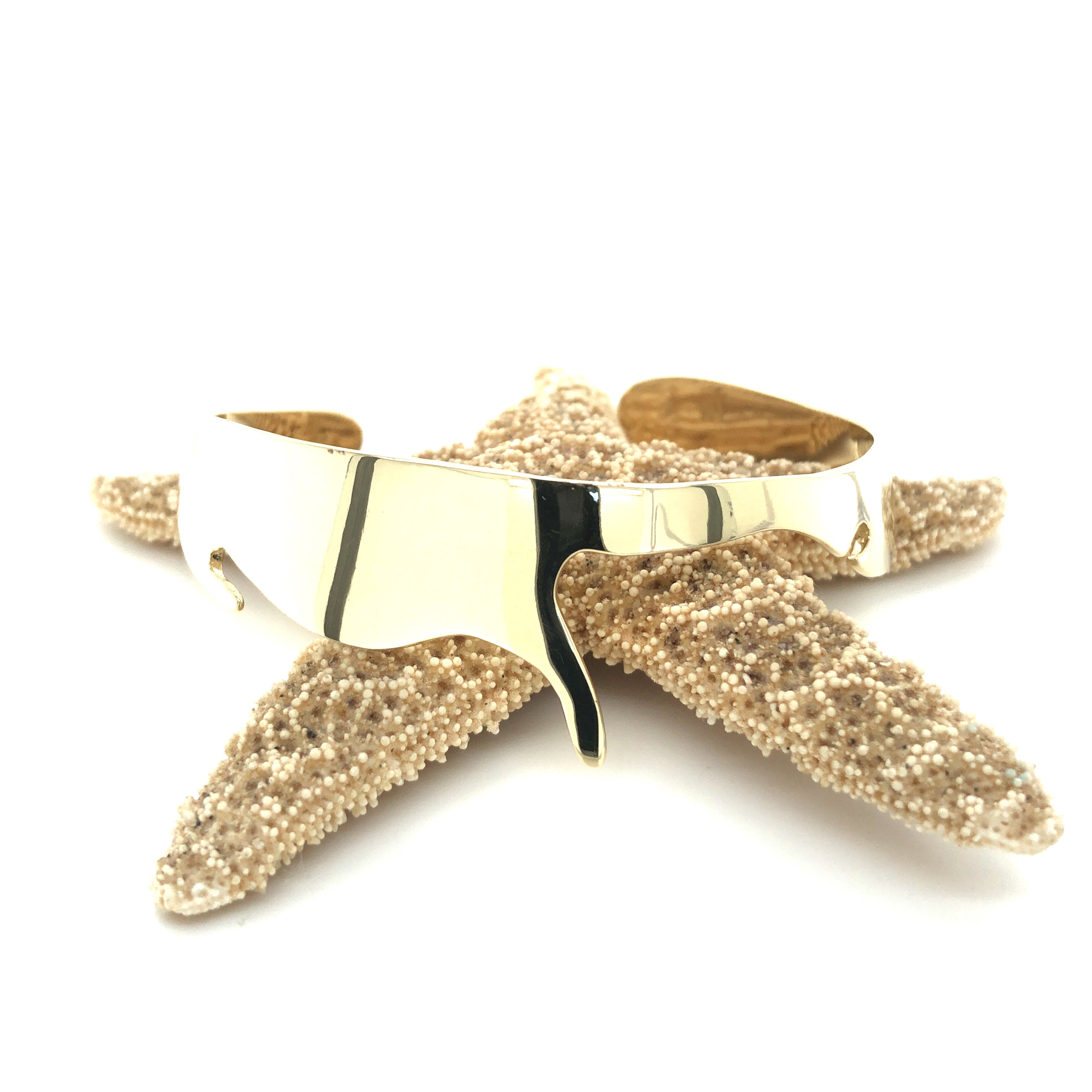 Boca Grande gold cuff bracelet