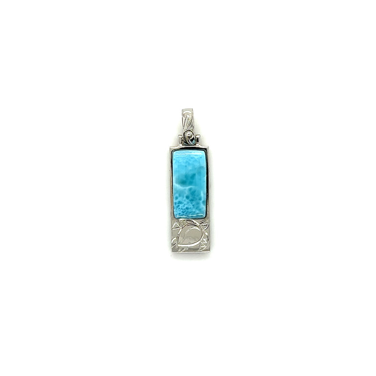 Larimar Pendant - Barbara Anne's Jewelry 