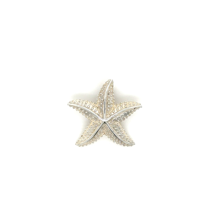 Sterling Silver Starfish Pendant - Barbara Anne's Jewelry 