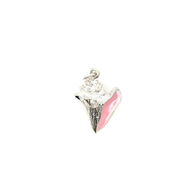 Sterling Silver Conch Shell Pendant - Barbara Anne's Jewelry 