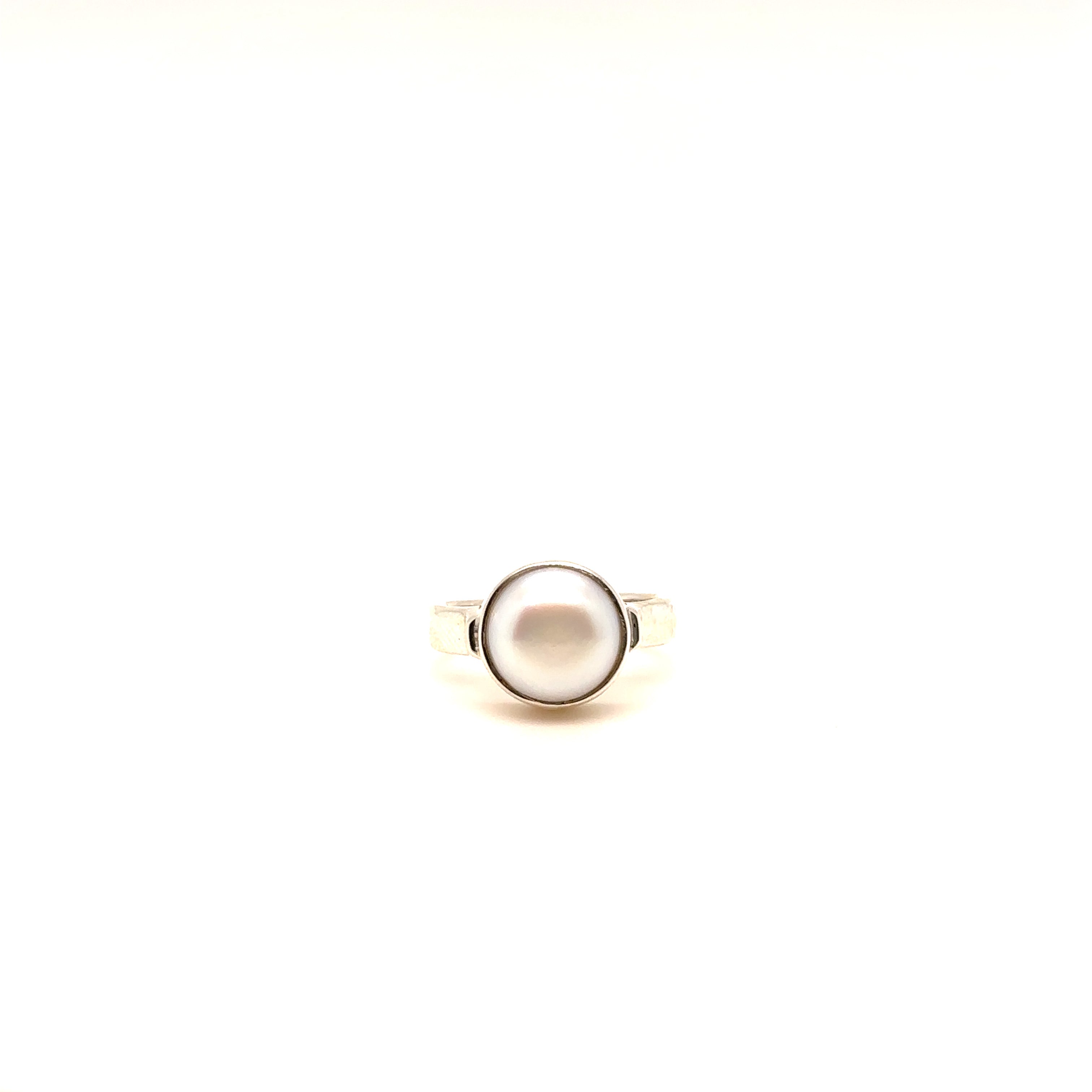 Sterling Silver Pearl Ring - Barbara Anne's Jewelry 