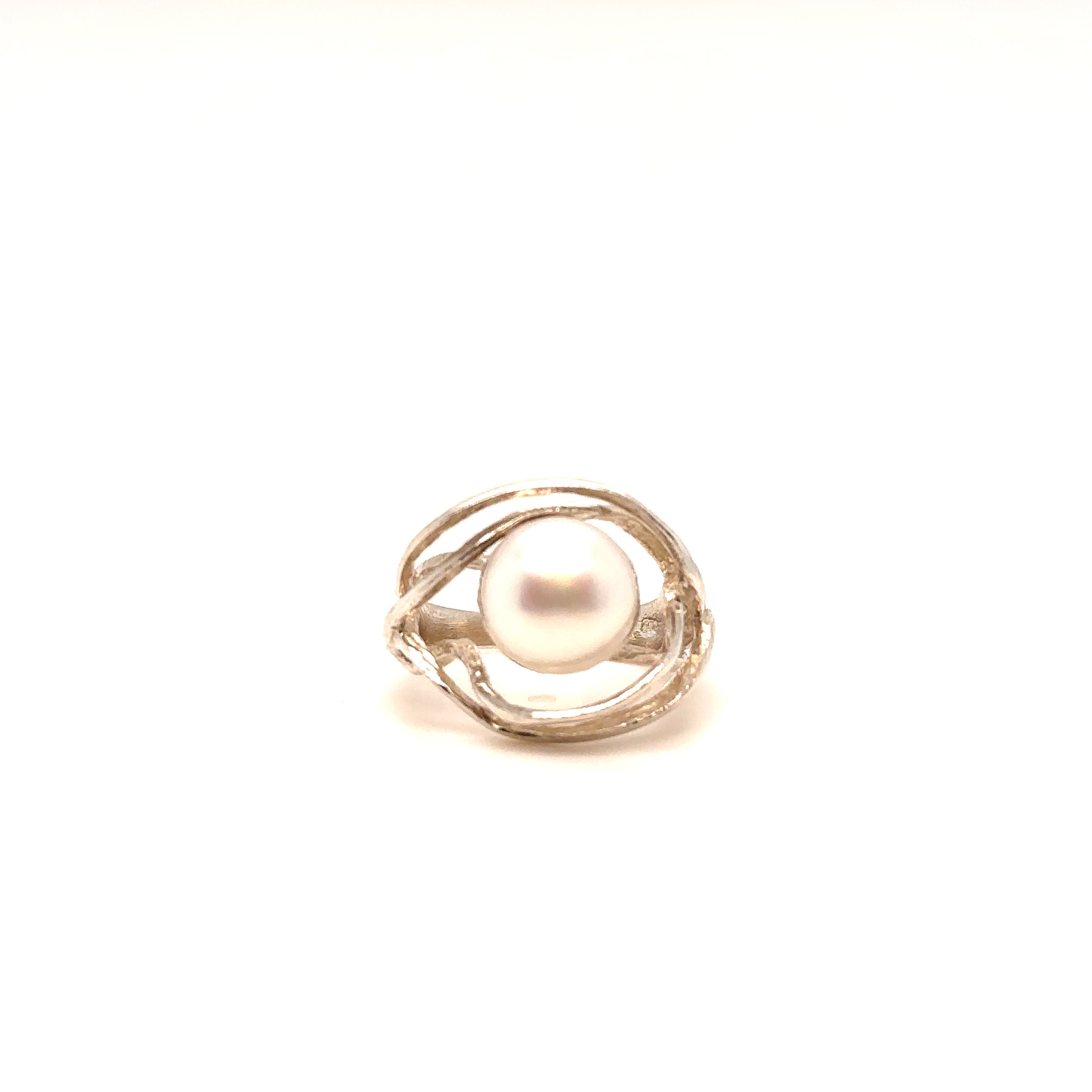 Sterling Silver Pearl Ring - Barbara Anne's Jewelry 