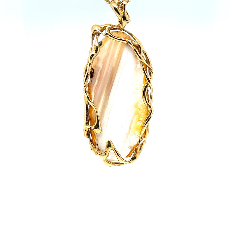 Agate Pendant - Barbara Anne's Jewelry 