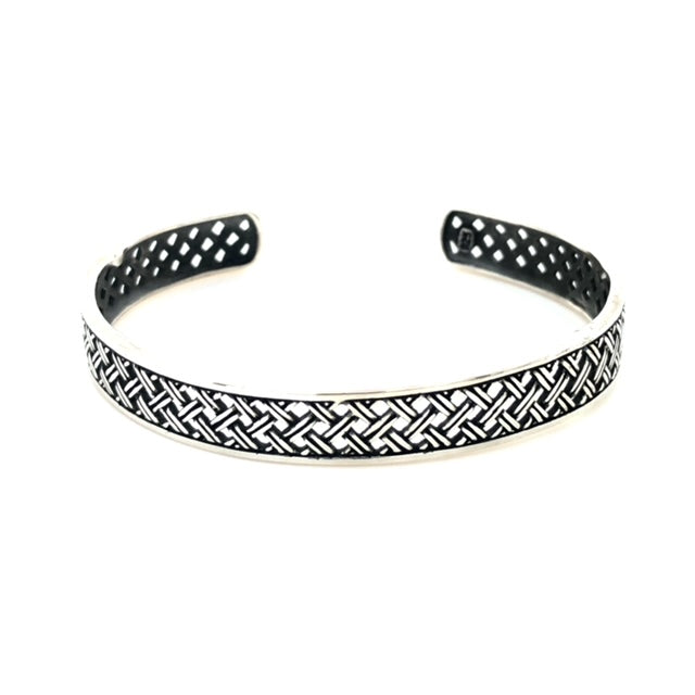 Sterling Silver Cuff Bracelet - Barbara Anne's Jewelry 