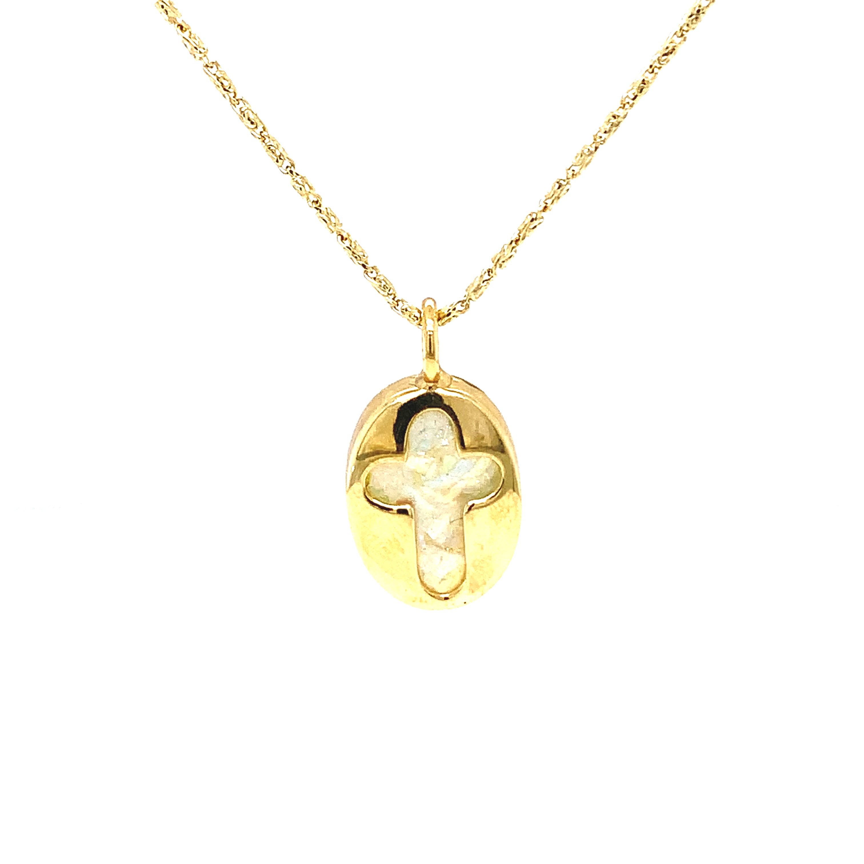 14k Gold Cross Pendant - Barbara Anne's Jewelry 