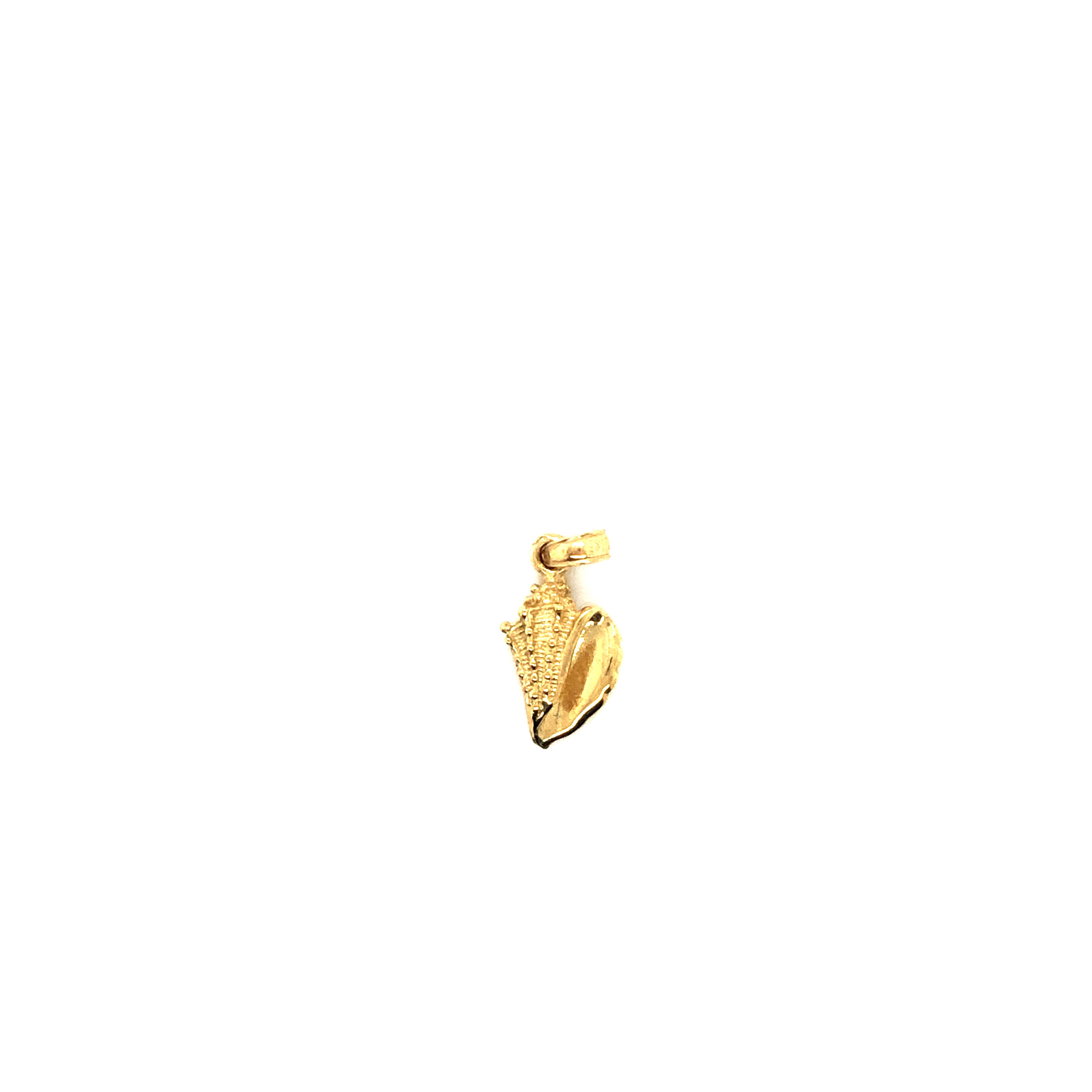 14k Conch Shell Pendant - Barbara Anne's Jewelry 