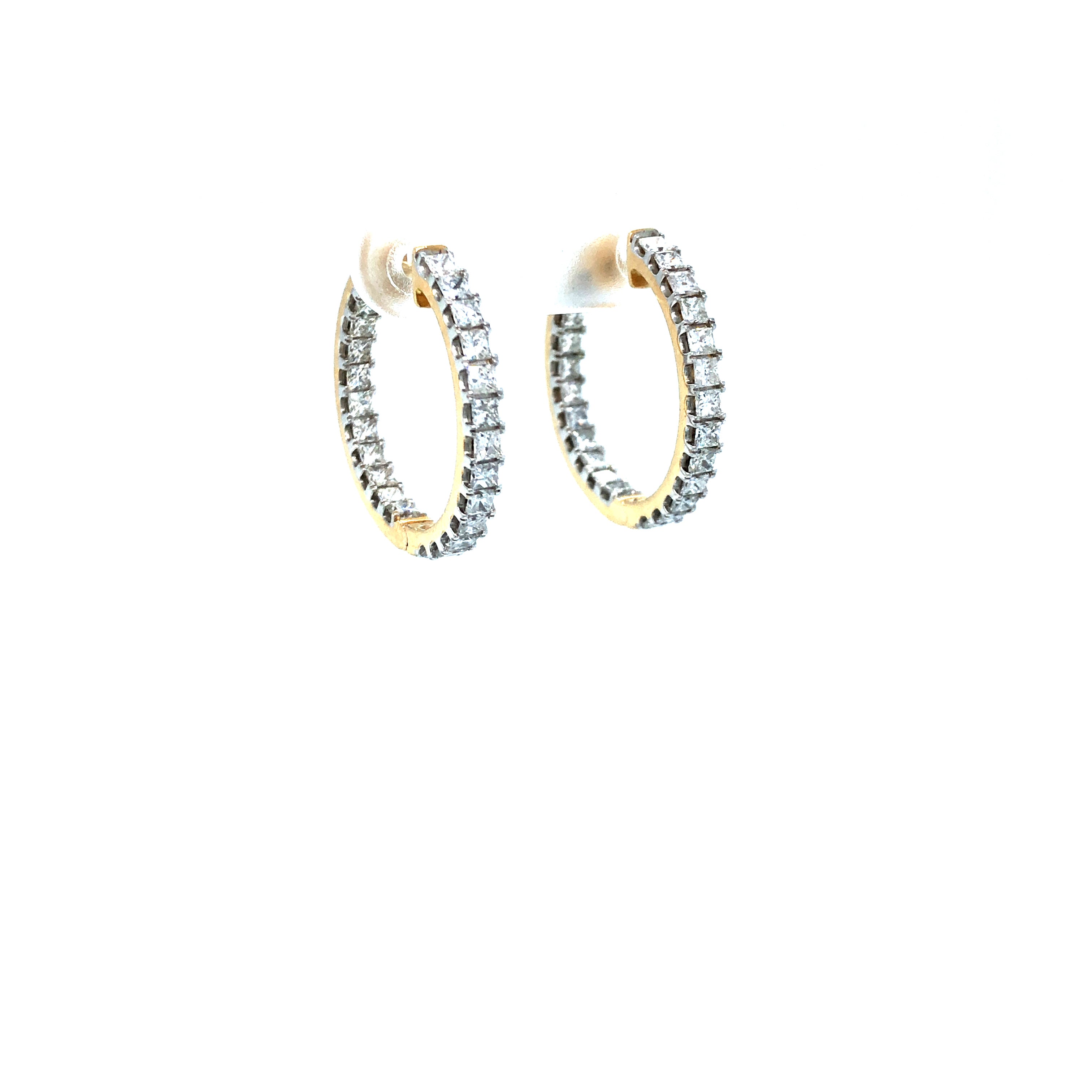 14k Gold with Diamonds Earrings - Barbara Anne's Jewelry 