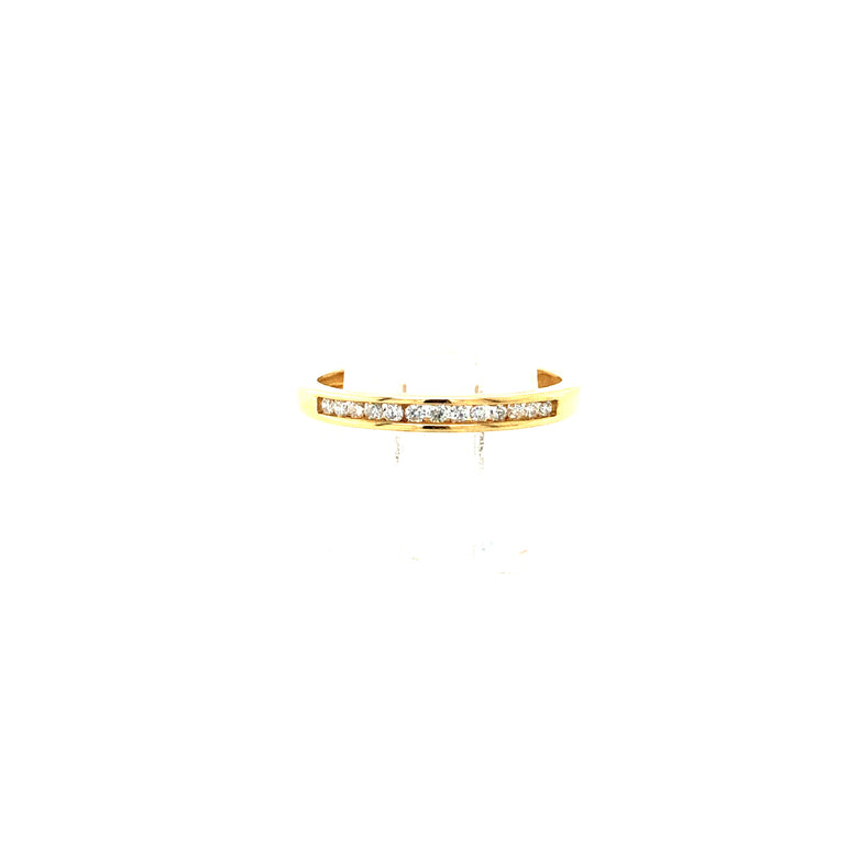 14k Gold with Diamonds Ring - Barbara Anne's Jewelry 