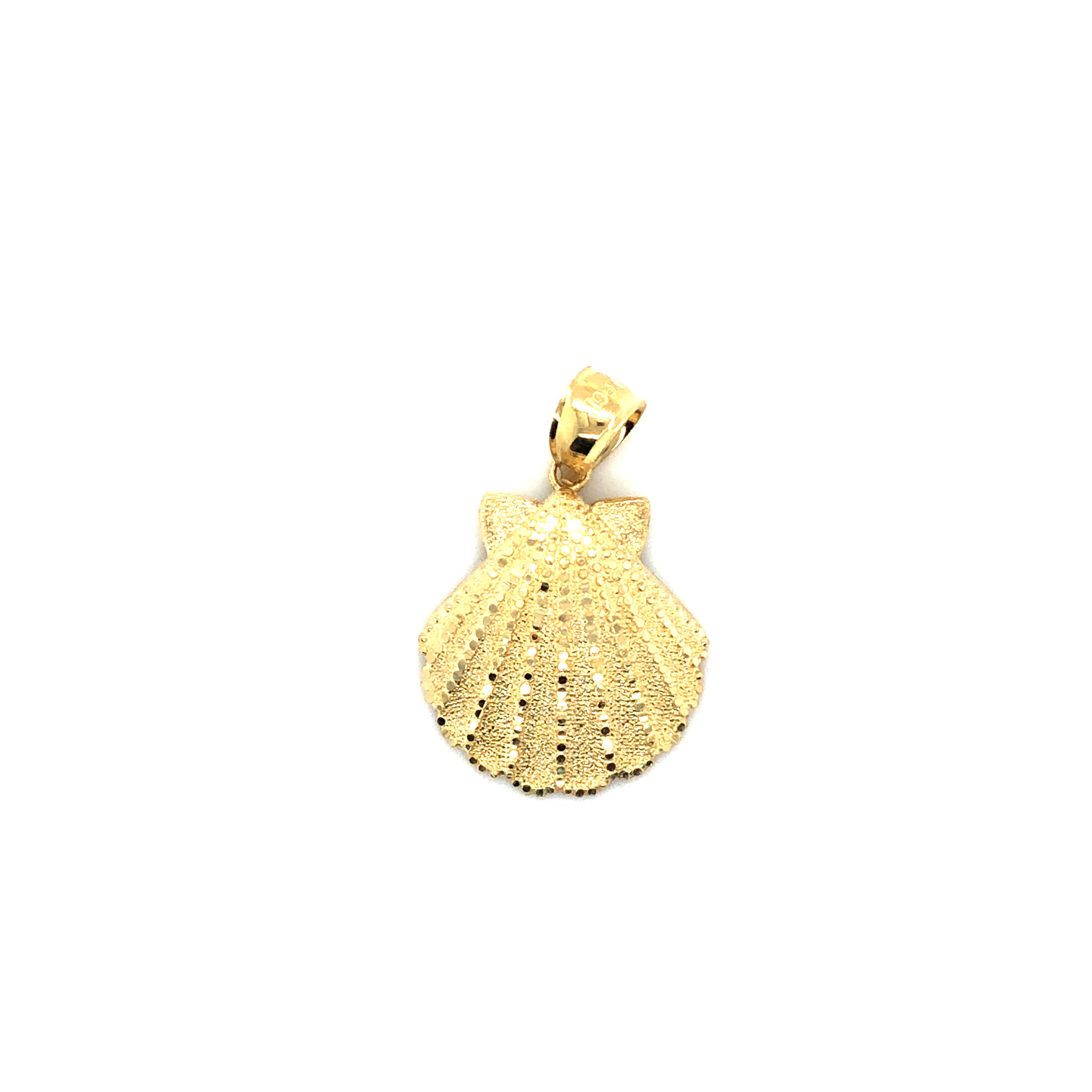 14k Conch Shell Pendant - Barbara Anne's Jewelry 