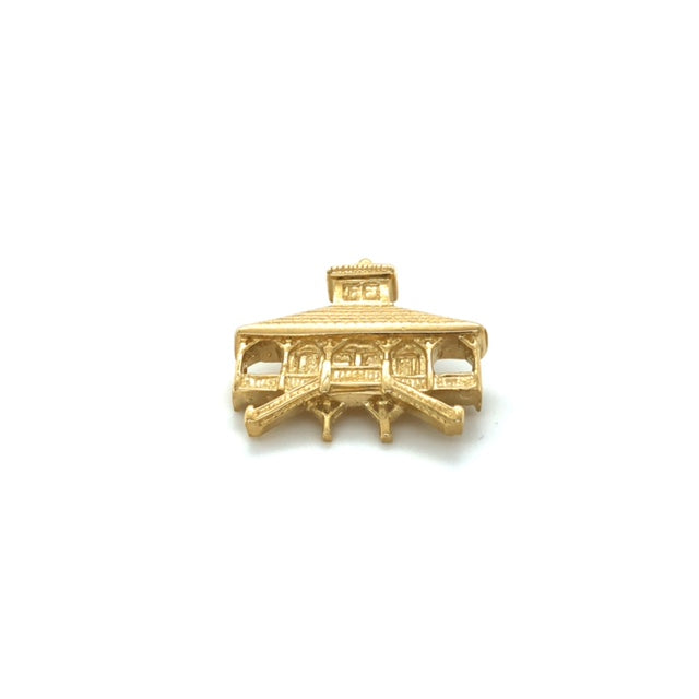 Gold Boca Grande island pendant 