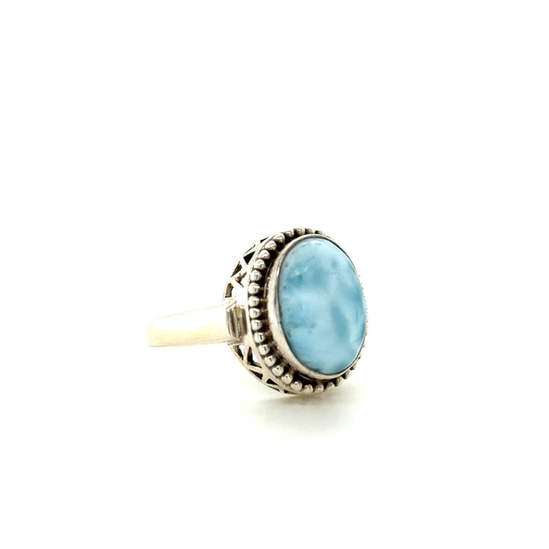 Larimar Ring - Barbara Anne's Jewelry 