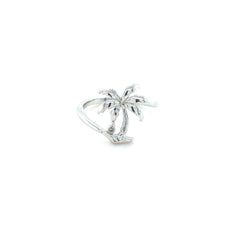 Sterling Silver Palm Tree Ring