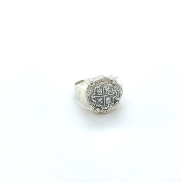 Silver Atocha Coin Ring 