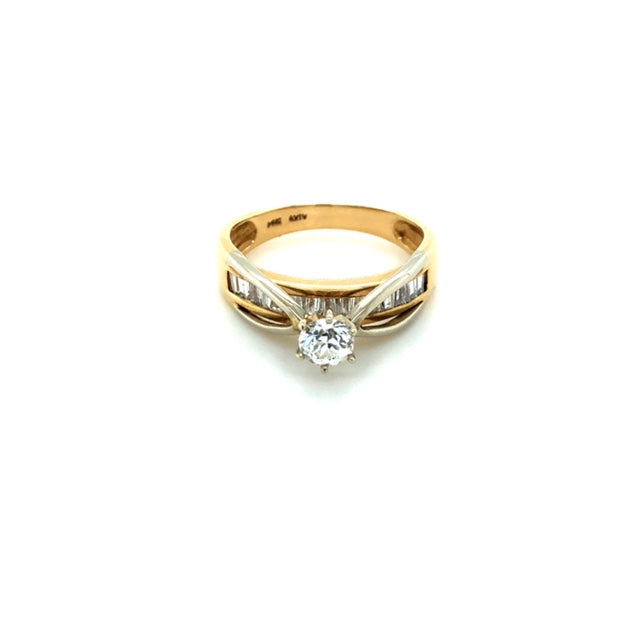 Yellow Gold Diamond Ring - Barbara Anne's Jewelry 